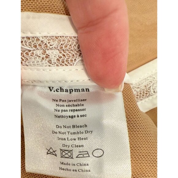 NEW V. Chapman White Capulet Midi Dress NWT - Size 6 - Picture 10 of 12